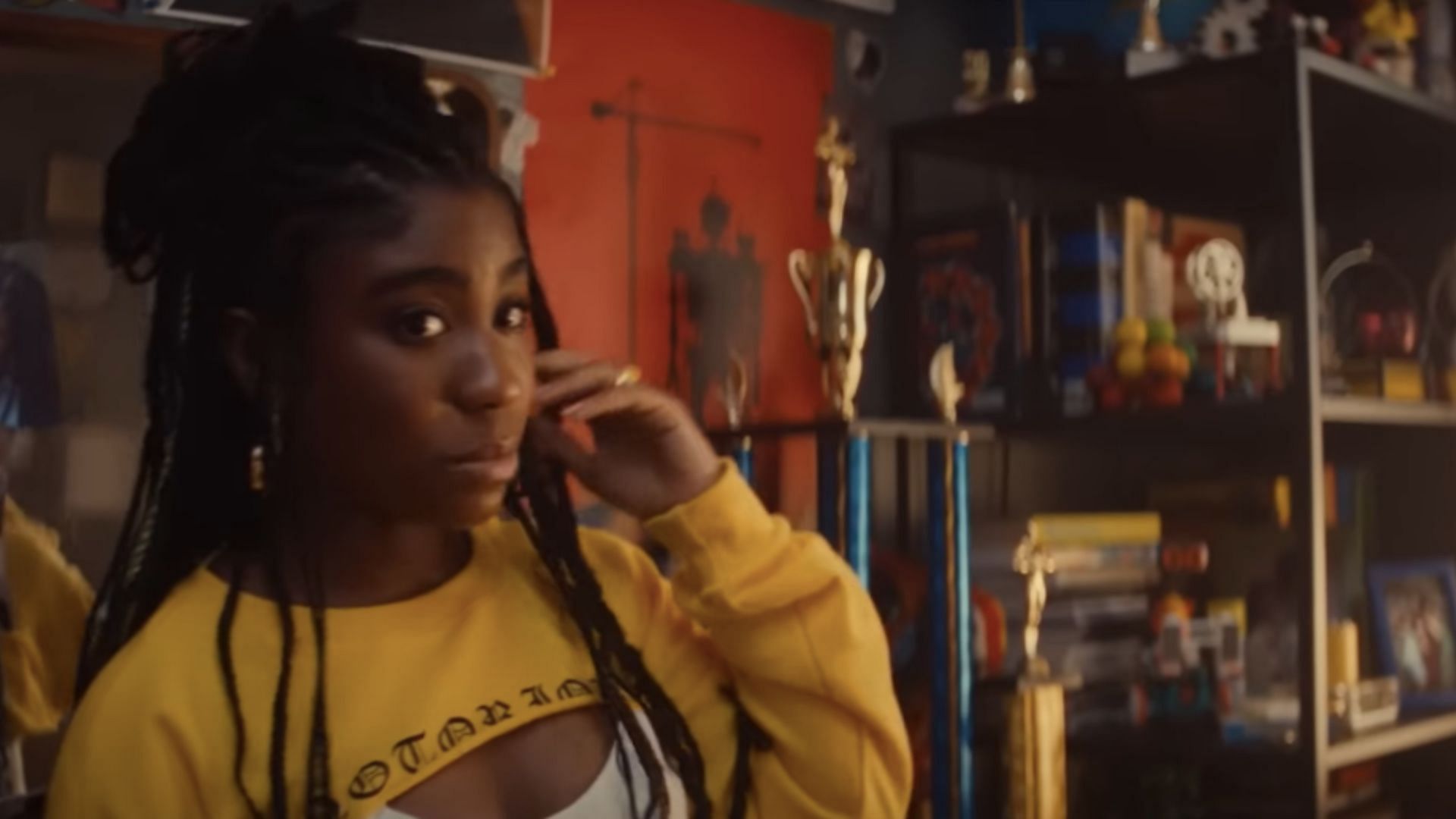 Lyric Ross as Natalie and N.A.T.A.L.I.E. (Image via YouTube/Marvel Entertainment)